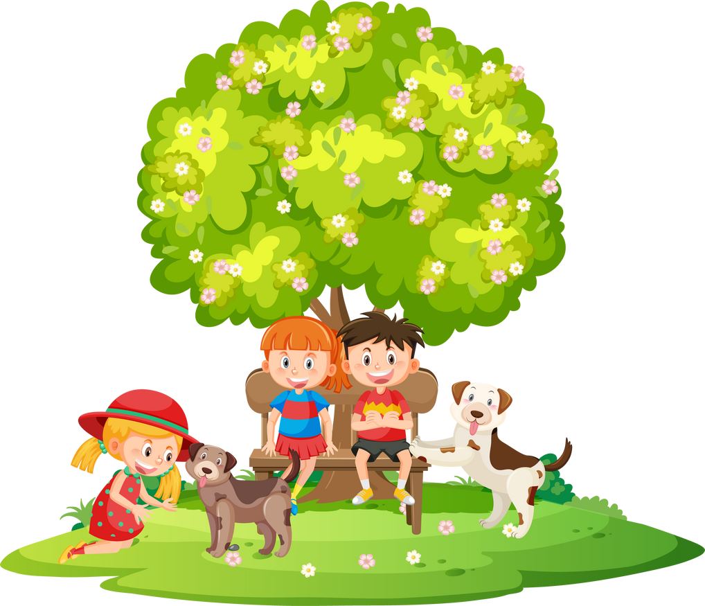 Children at the Dog Park